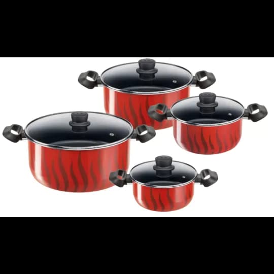 مجموعه 8 پارچه قابلمه بزرگ تفال Tefal مدل Tempo Flamme — تصویر ۲