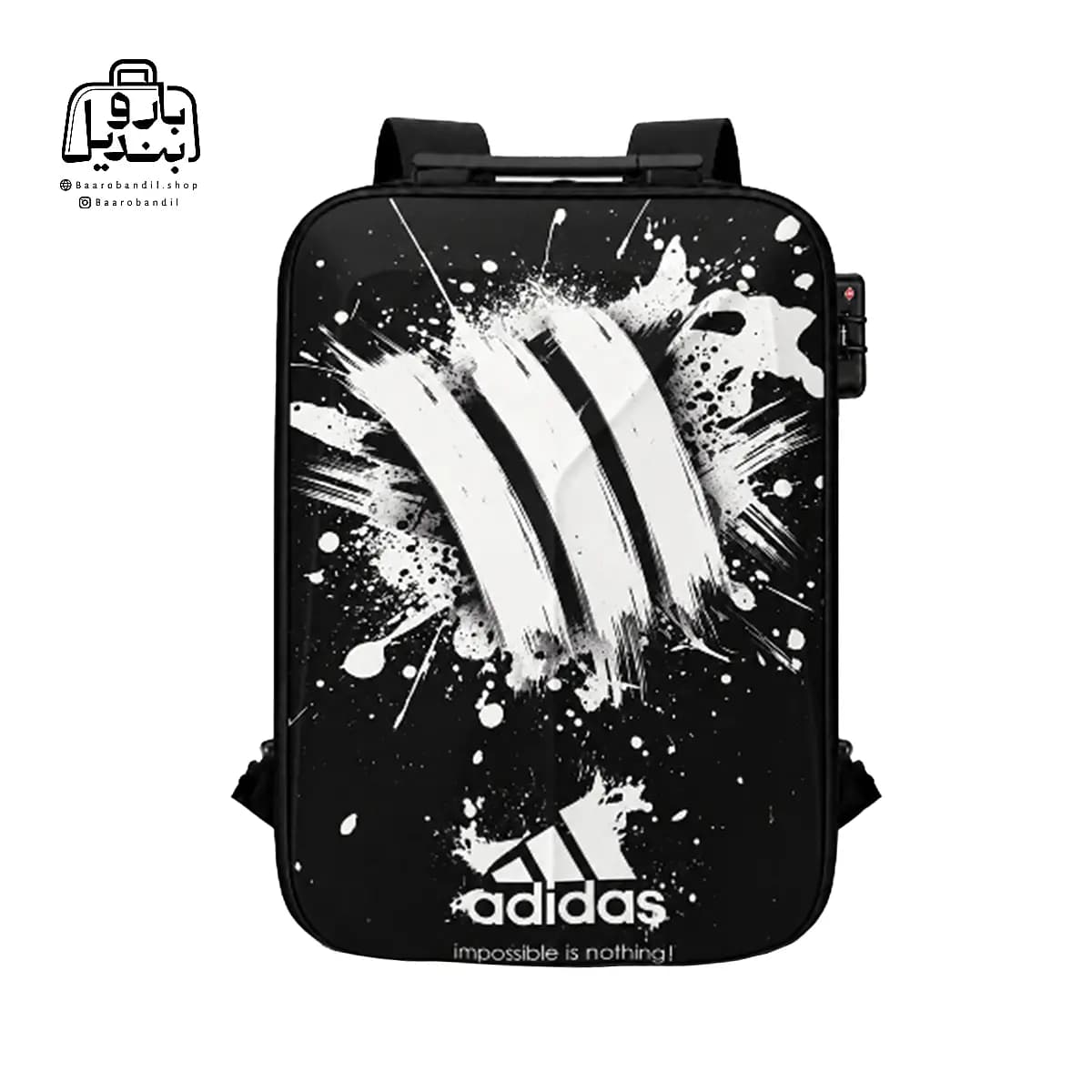 کوله‌پشتی فانتزی هارد کیس Marinox Marvel کد ۱۰۹۰ طرح آدیداس Addidas — تصویر ۲