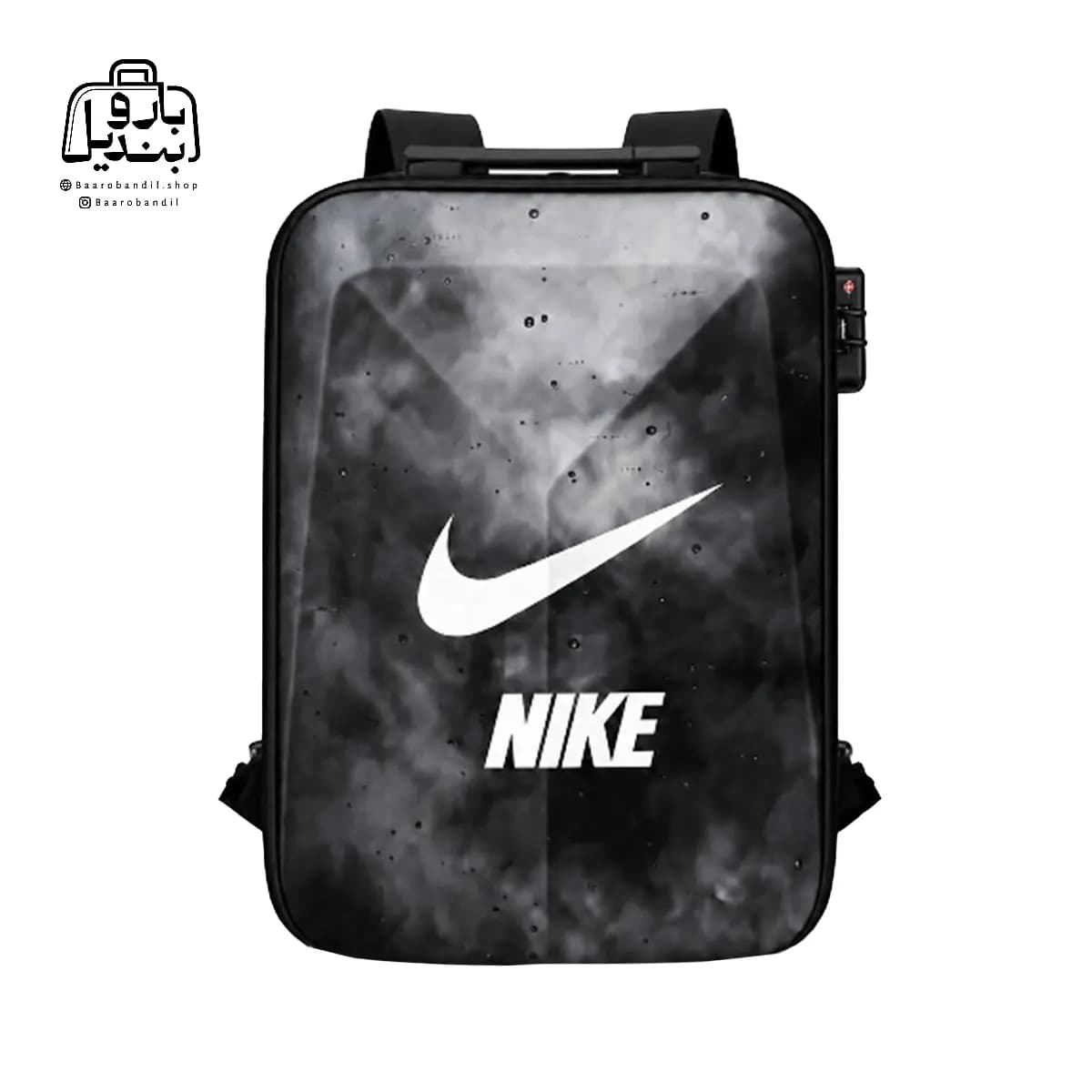 کوله‌پشتی فانتزی هارد کیس Marinox Marvel کد ۱۰۹۰ طرح نایک مشکی Black Nike