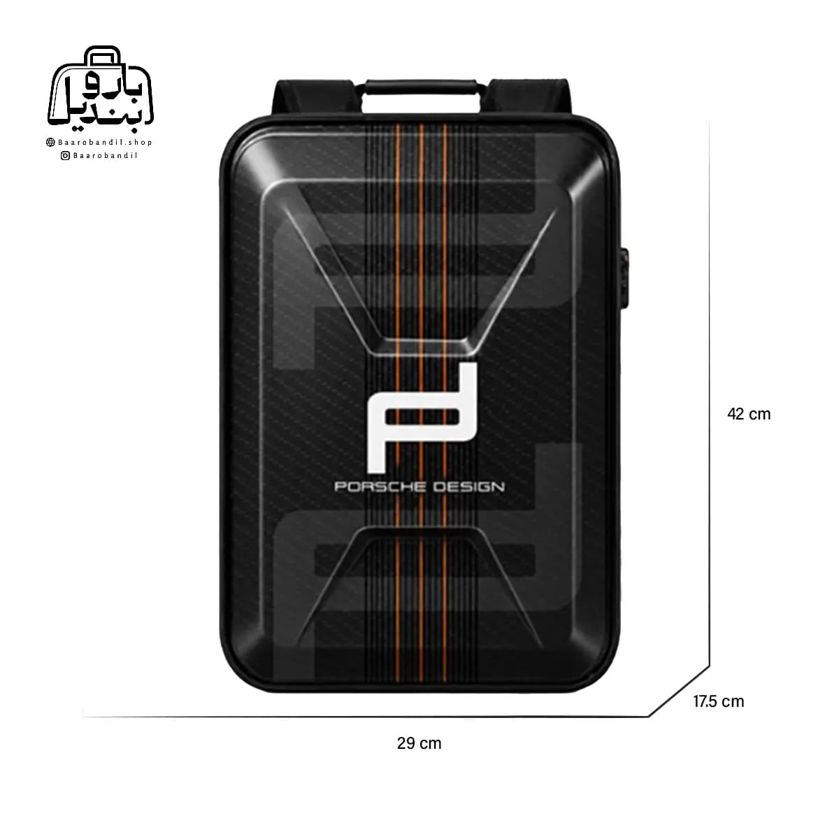 کولهپشتی فانتزی هارد کیس Marinox Marvel کد ۱۰۷۰ طرح پورشه Porsche — تصویر ۲
