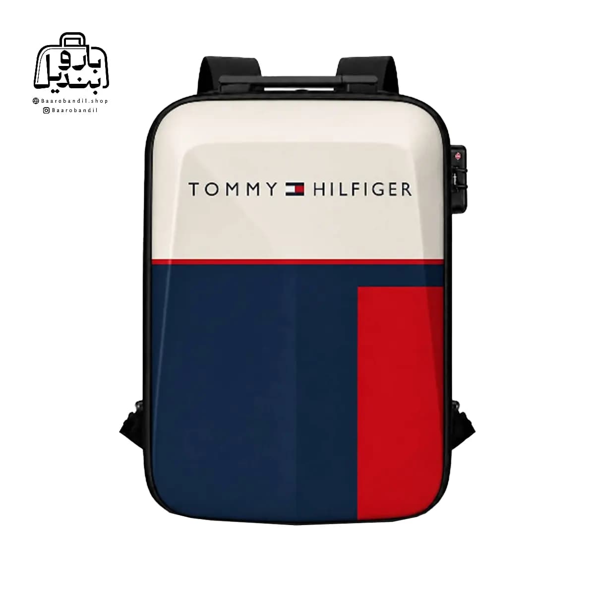 کوله‌پشتی فانتزی هارد کیس Marinox Marvel کد ۱۰۹۰ طرح تامی Tommy Hilfiger