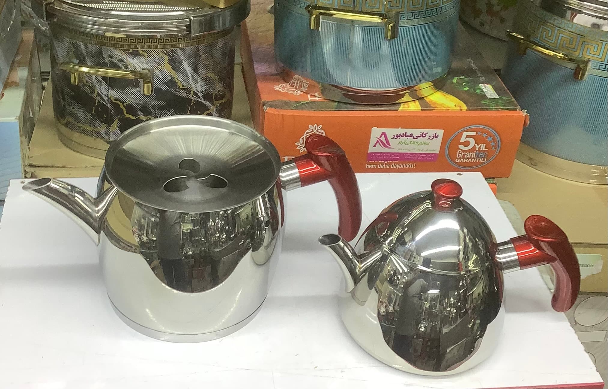 کتری و قوری استیل مارک پنگوئن اصلی — تصویر ۲