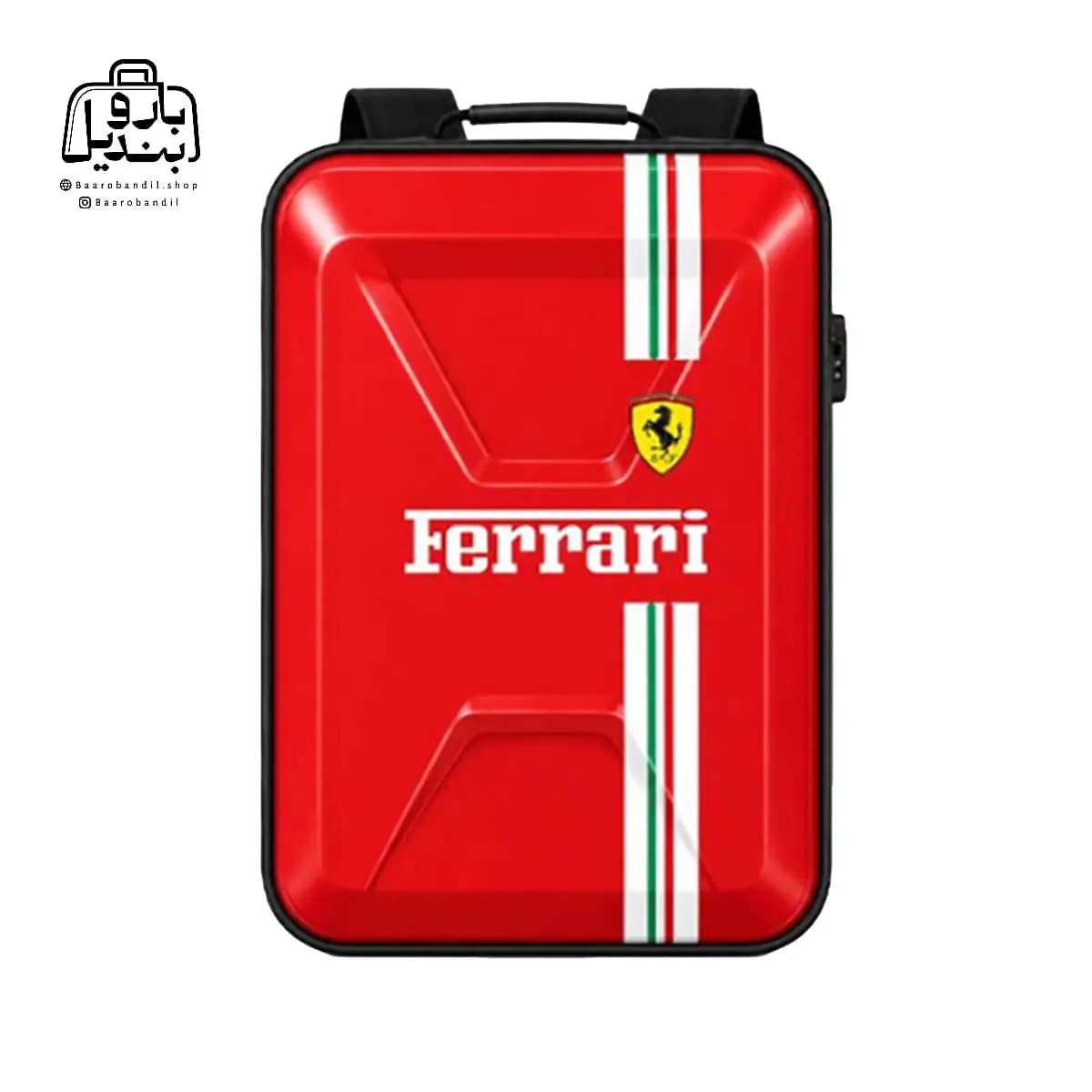 کوله‌پشتی فانتزی هارد کیس Marinox Marvel کد ۱۰۷۰ طرح فراری Ferrari