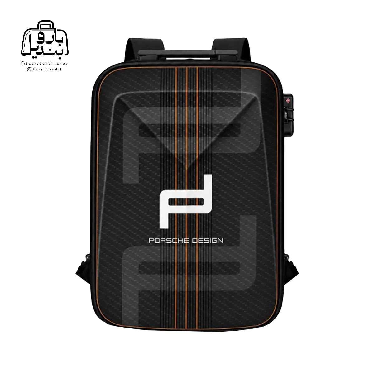 کوله‌پشتی فانتزی هارد کیس Marinox Marvel کد ۱۰۹۰ طرح پورشه Porsche