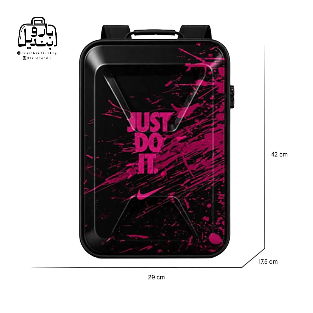 کوله‌پشتی فانتزی هارد کیس Marinox Marvel کد ۱۰۷۰ طرح نایک Nike — تصویر ۳