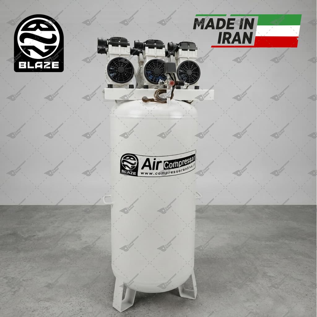 کمپرسور باد 350 لیتری سایلنت 4500 وات BLAZE