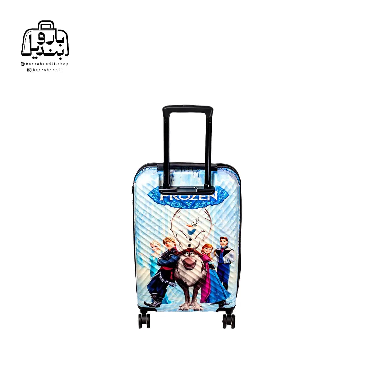 چمدان کودک Marinox Marvel کد 9590 طرح فروزن Frozen — تصویر ۳