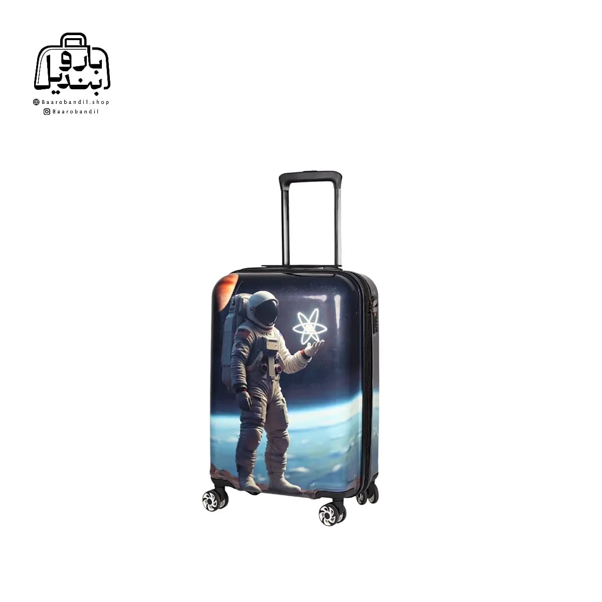 چمدان کودک Marinox Marvel کد 9590 طرح فضانورد Astronaut — تصویر ۷