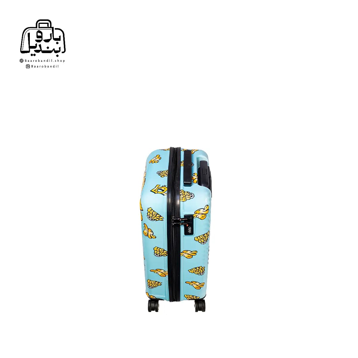 چمدان کودک Marinox Marvel کد 9590 طرح لیکرز Lakers — تصویر ۵