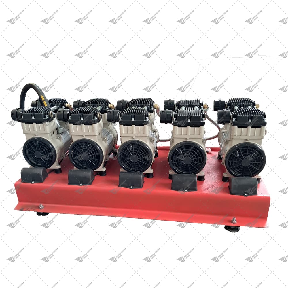 کمپرسور باد 500 لیتری بی صدا ایستاده 7500 وات — تصویر ۶