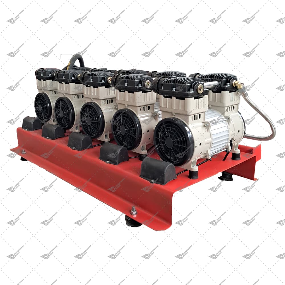 کمپرسور باد 500 لیتری بی صدا ایستاده 7500 وات — تصویر ۲