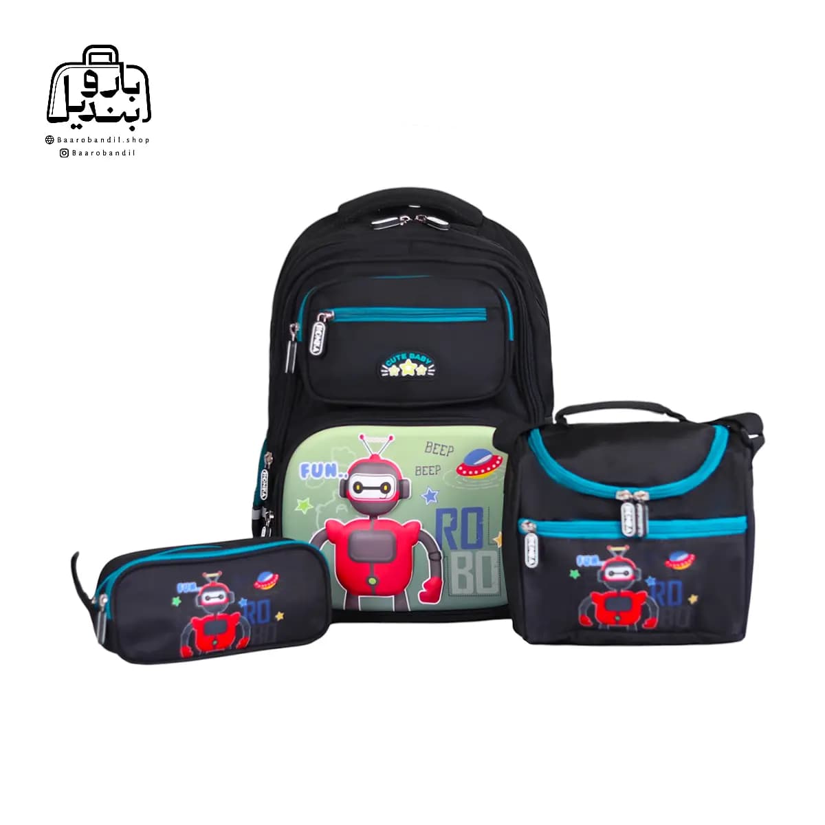 کولهپشتی مدرسه هونکا کد 2620 طرح ربات — تصویر ۳