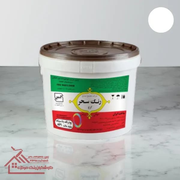 رنگ پلاستیک سحر کد 861 گالن 5 کیلویی