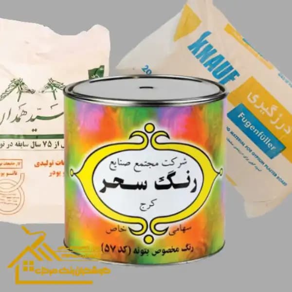 رنگ مخصوص بتونه سحر کد 57 گالن 4 کیلویی — تصویر ۲