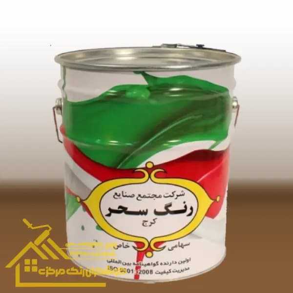 رنگ روغنی نیم براق سحر کد 760 حلب 24 کیلو — تصویر ۲