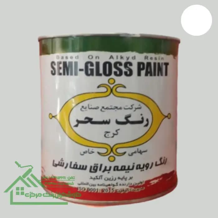 رنگ روغنی نیم براق سحر کد 760 گالن 4 کیلو