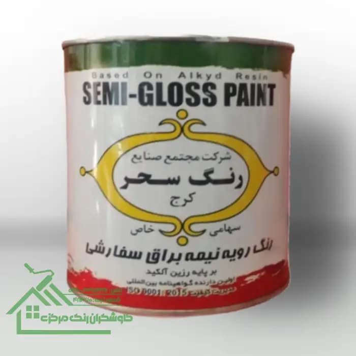 رنگ روغنی نیم براق سحر کد 760 گالن 4 کیلو — تصویر ۲