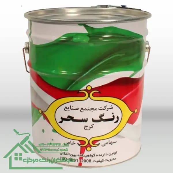 رنگ روغنی نیم براق سحر کد 601 حلب 24 کیلو
