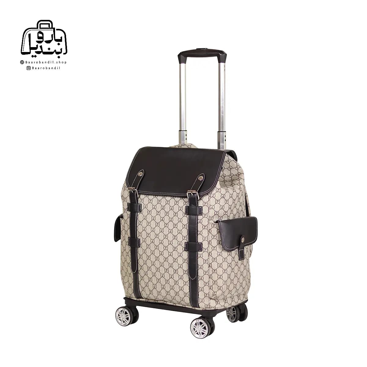 کوله‌پشتی چرخ‌دار کوچ Coach طرح گوچی کد ۱۰-۱۰ — تصویر ۳