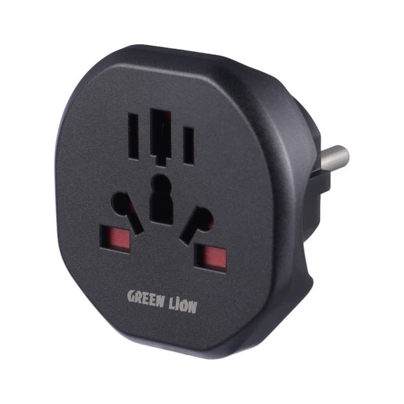 تبدیل 3 به 2 برق Green Lion GNUVEUPLGBK — تصویر ۳