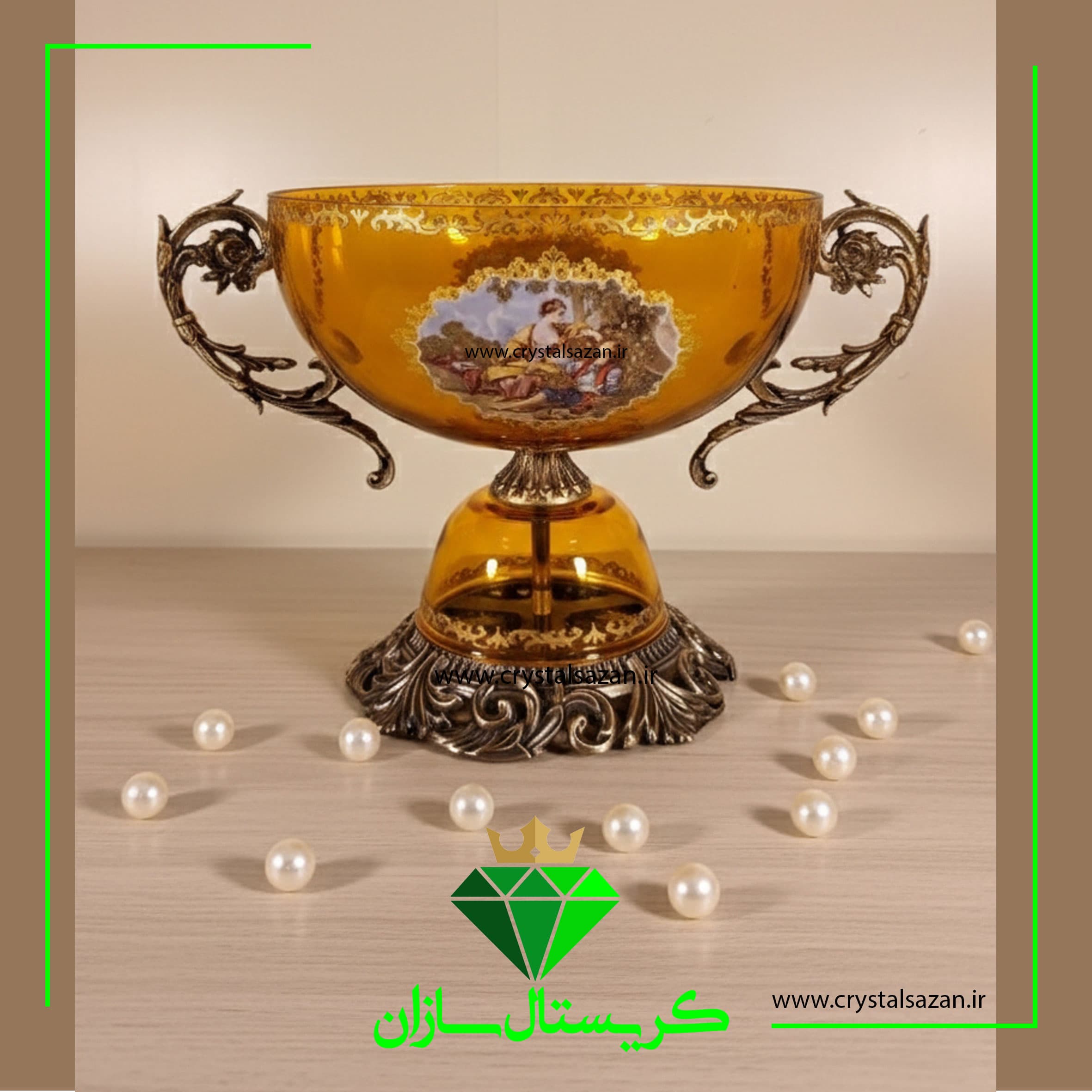 میوه خوری کریستال سازان کد M3405
