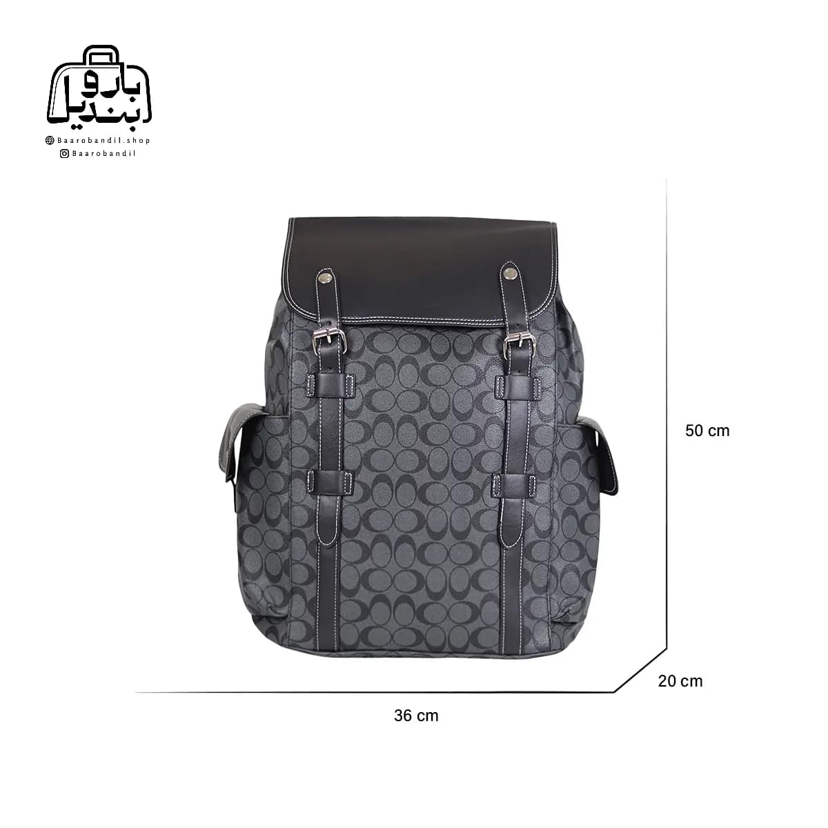 کولهپشتی چرخدار کوچ Coach کد ۲۶۵۱-۱ — تصویر ۲