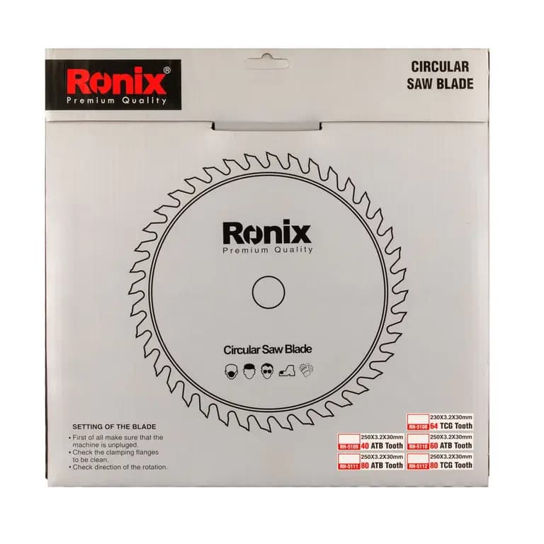 اره الماسه 80×250 MDF رونیکس مدل RH-5112 — تصویر ۶
