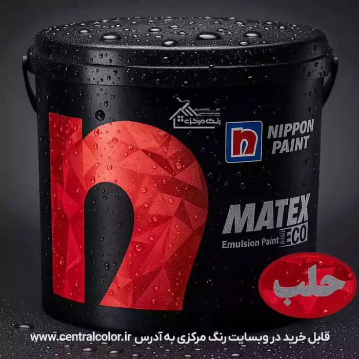 رنگ نیم پلاستیک ماتکس نیپون کد 6400 وزن 25 کیلوگرم (حلب)