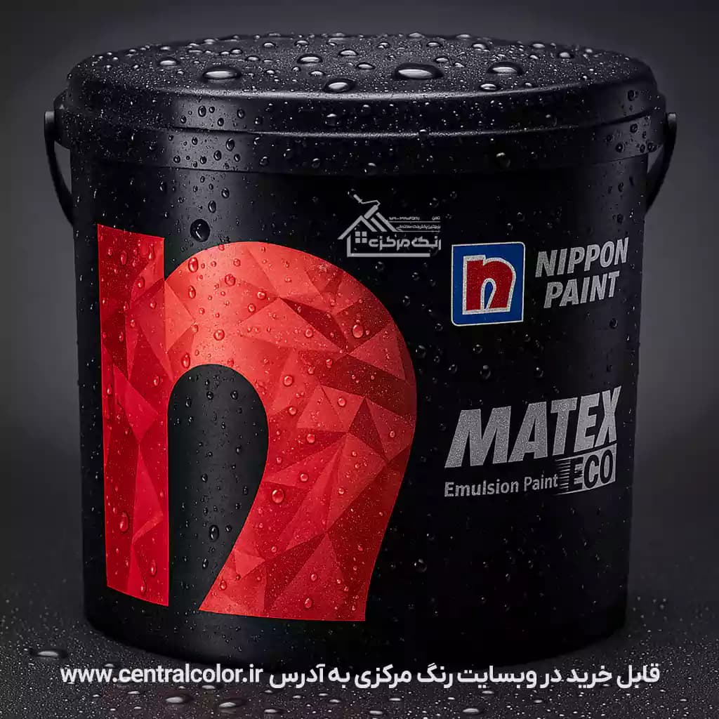 رنگ نیم پلاستیک ماتکس نیپون کد 6400 وزن 5 کیلوگرم (گالن)