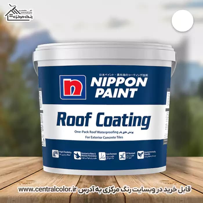عایق رطوبتی بام سفید کد 3600 نیپون 4 کیلوگرم (گالن)