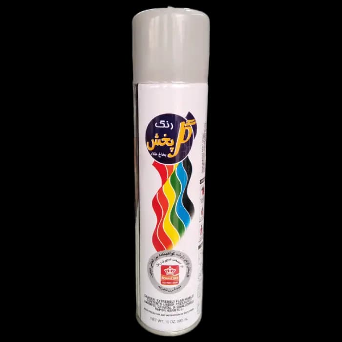 اسپری رنگ طوسی روشن گل پخش 300 میلی لیتر