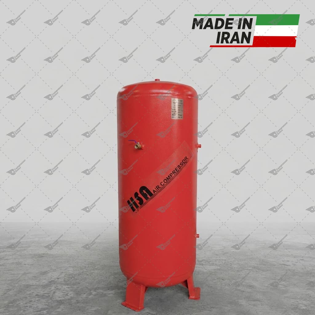 مخزن کمپرسور باد ۵۰۰ لیتری ایستاده