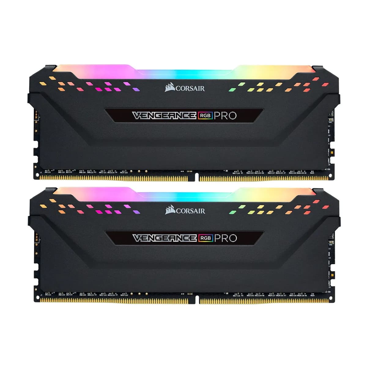 رم کامپیوتر کارکرده DDR4 دو کاناله 3600 مگاهرتز CL16 کورسیر مدل VENGEANCE RGB PRO ظرفیت 32 گیگابایت