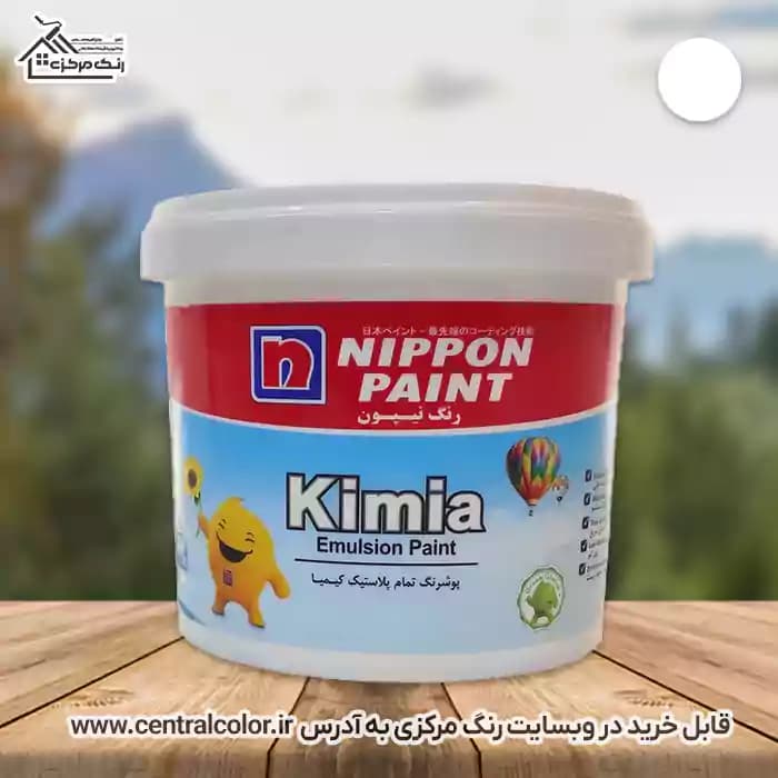 رنگ تمام پلاستیک نیپون کیمیا کد 900 وزن 12 کیلوگرم (دبه)