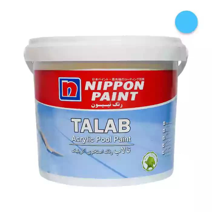 رنگ استخری اکرلیک نیپون کد 826 حجم 12 کیلوگرم (دبه) — تصویر ۴