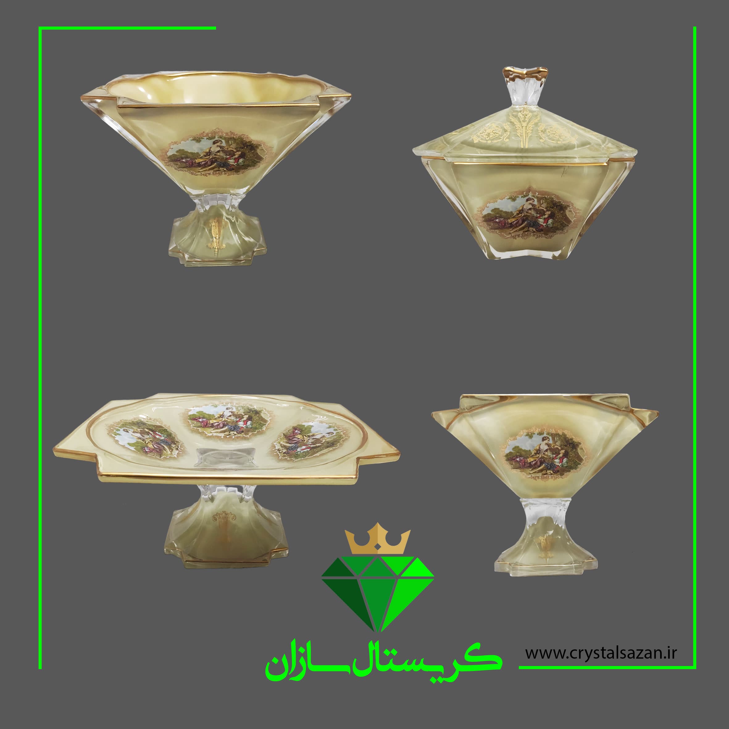 سرویس کریستال کد SC1108 کریستال سازان