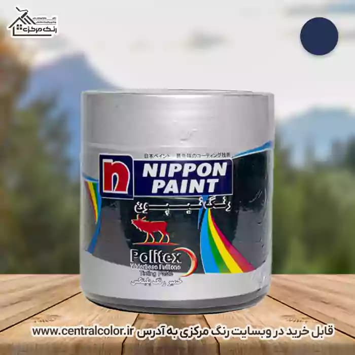 مادر رنگ اکریلیک پلیتکس 460 سرمه ای نیپون 250 گرم