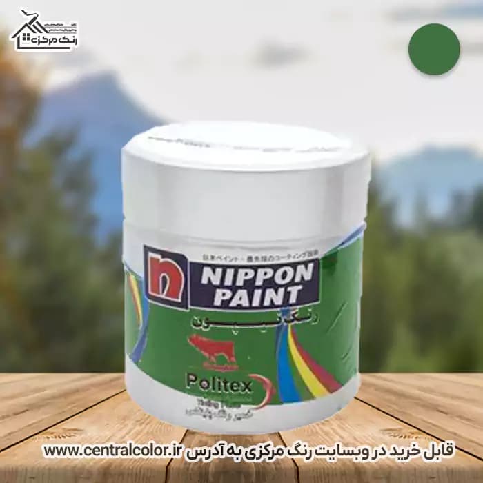مادر رنگ اکریلیک پلیتکس 450 سبز نیپون 250 گرم