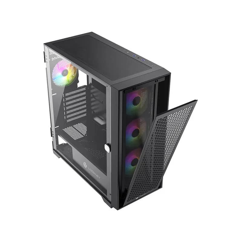 قاب کیس کارکرده کامپیوتر لاجی کی مدل LK-C484B — تصویر ۲