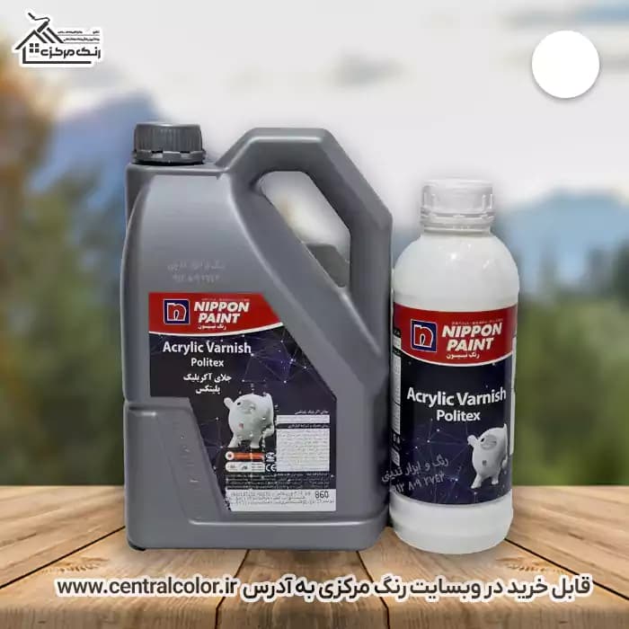 جلای اکریلیک پلیتکس نیپون کد 860 حجم 4 کیلوگرم (گالن)