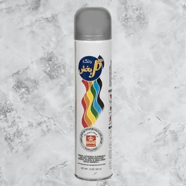 اسپری رنگ نقره ای گل پخش 300 میلی لیتر — تصویر ۲