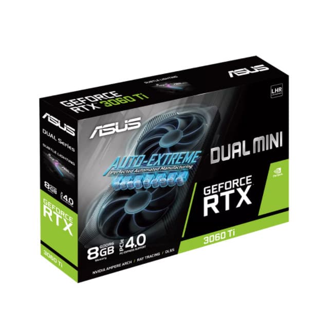 کارت گرافیک کارکرده ایسوس مدل GeForce DUAL-RTX 3060 Ti-8G-MINI-V2 — تصویر ۱۲