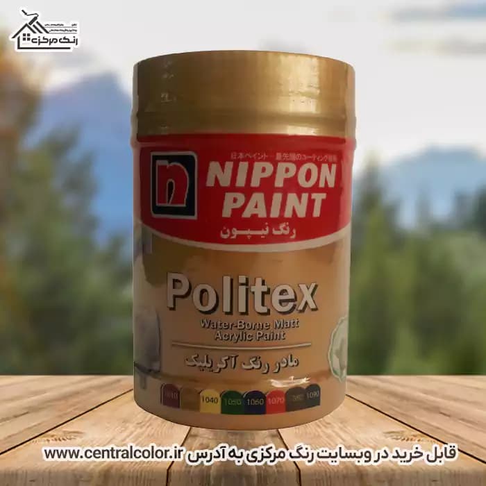 رنگ گل ماشی نیپون کد 1021 دبه 12 کیلوگرم