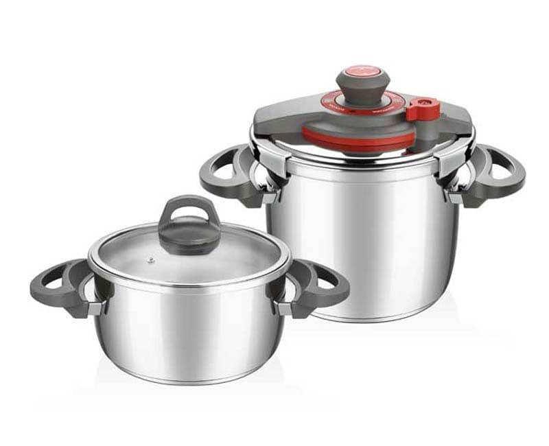 زودپز 2 قلوی فالزترک اصل مدلFalez Model COOKFEST — تصویر ۲