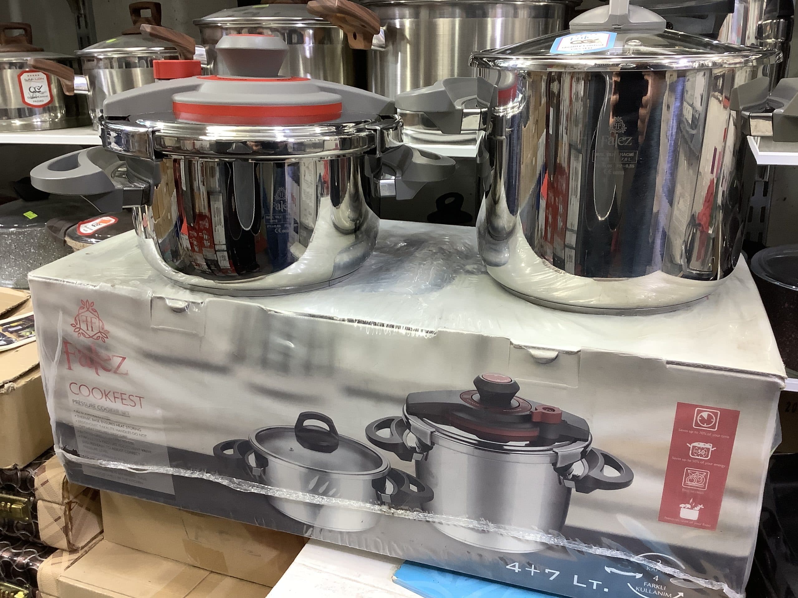 زودپز 2 قلوی فالزترک اصل مدلFalez Model COOKFEST — تصویر ۳