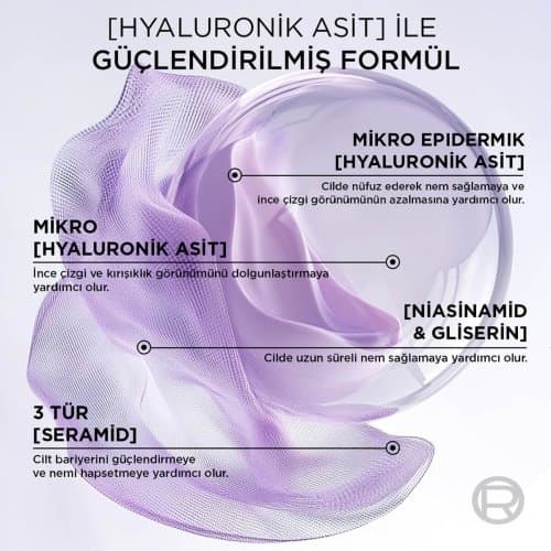 کرم آبرسان و حجم‌دهنده لورال مدل Revitalift Filler حجم 50 میلی‌لیتر — تصویر ۴