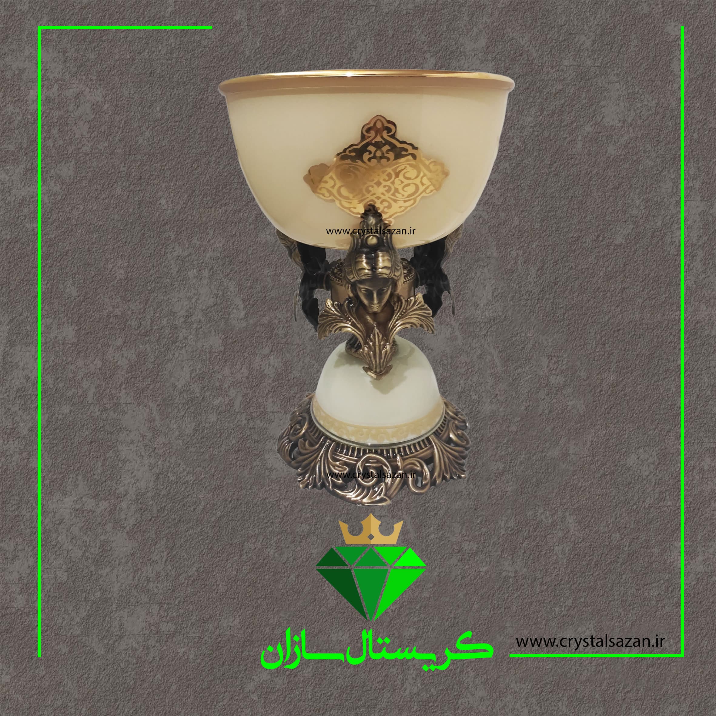 میوه خوری تندیس دار M3362 کریستال سازان