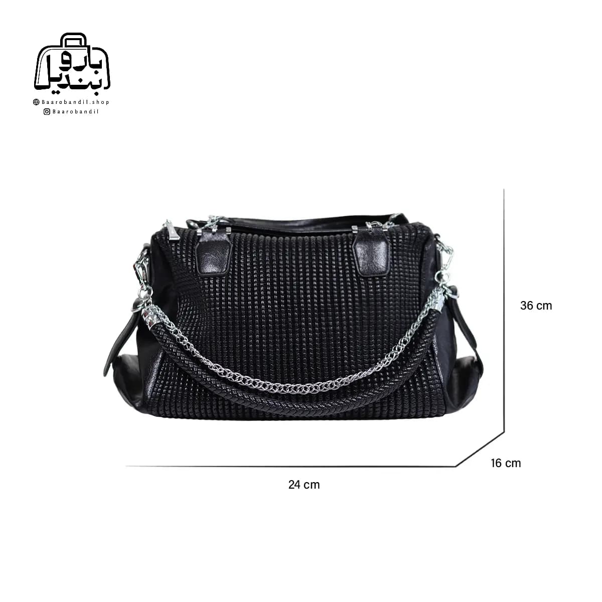 کیف زنانه دوشی سنتوزا Sentoza کد ۹۶۹ طرح گندمی — تصویر ۲