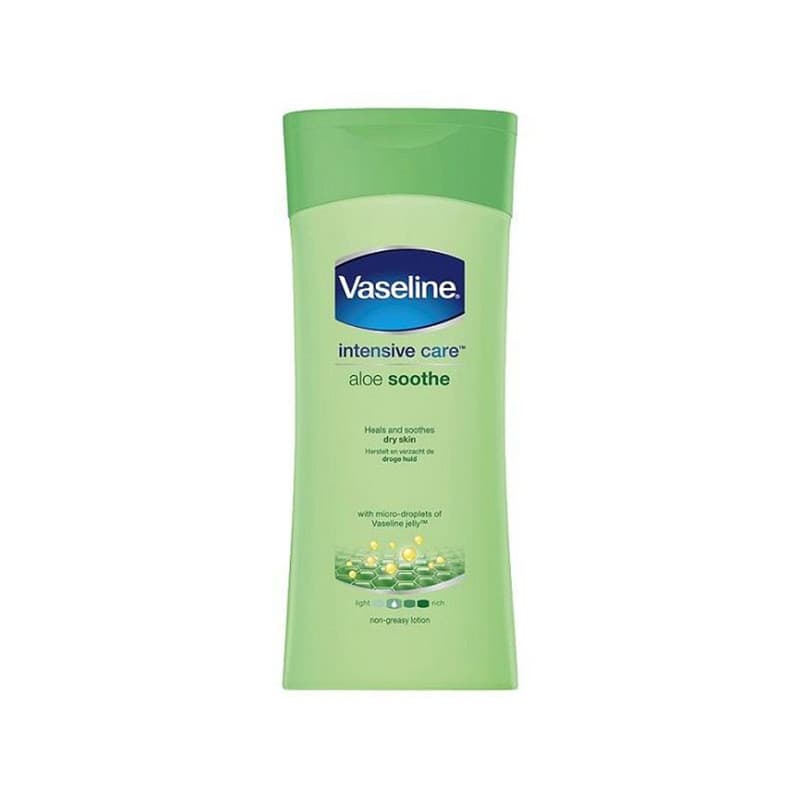 لوسیون بدن وازلین مدل Aloe Soothe حجم 200 میلی لیتر