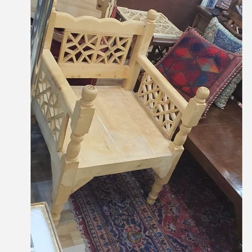 صندلی شبکه ای سنتی.خام. هزینه ارسال بصورت مبلمان آپادانا apadana مدل 633638